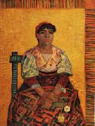 Vincent Van Gogh The Italian Woman oil painting